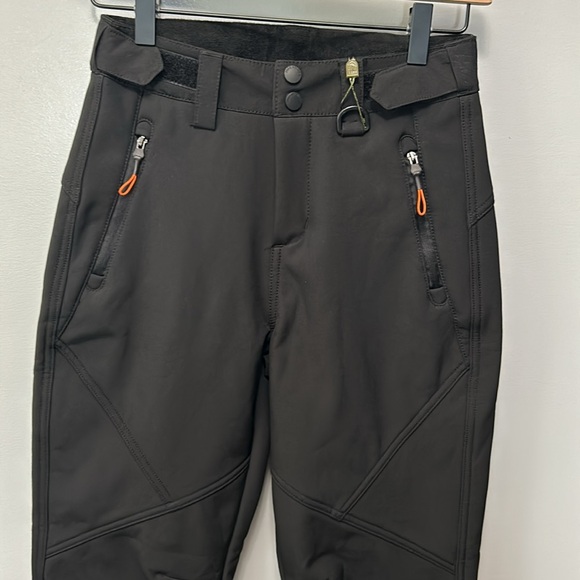 "NWT" Free Soldier Outdoor Softshell Hiking Tactical Black Pants- Size 26 - Picture 6 of 14